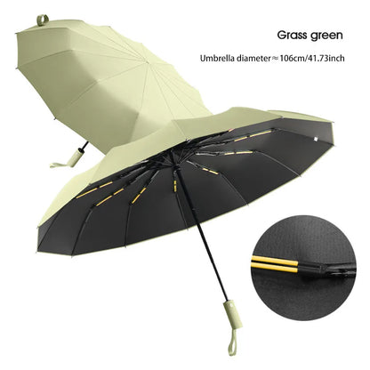 StormShield Pro™ 24-Rib Windproof UV Umbrella