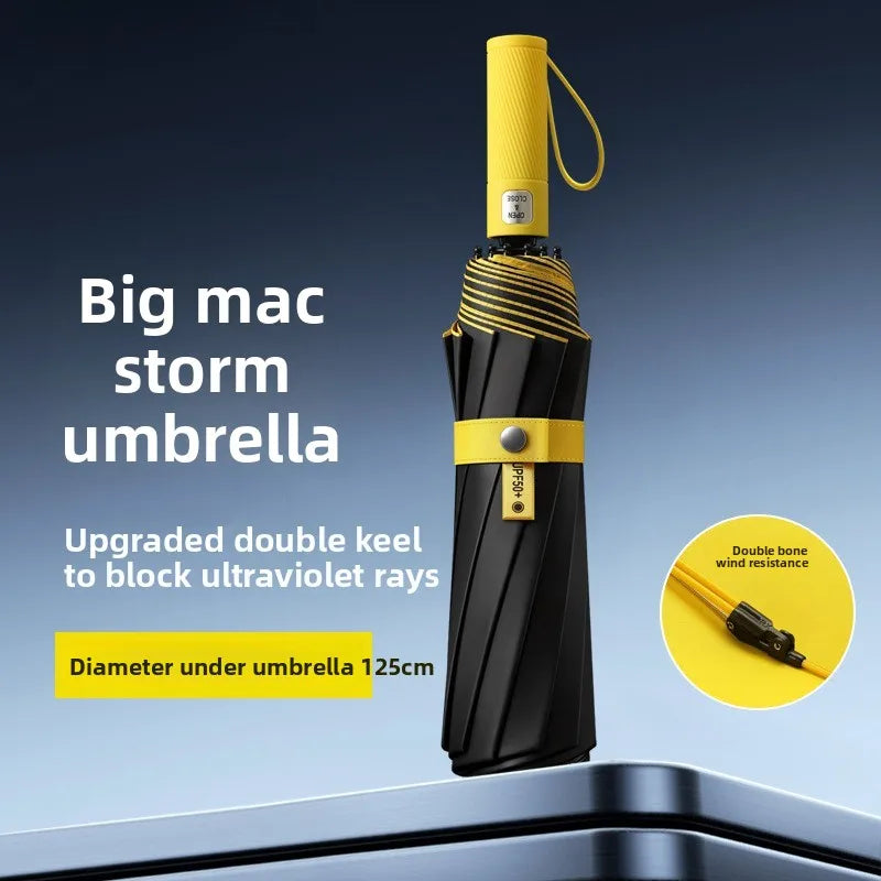 StormShield Max™ 125CM Double-Layer Umbrella