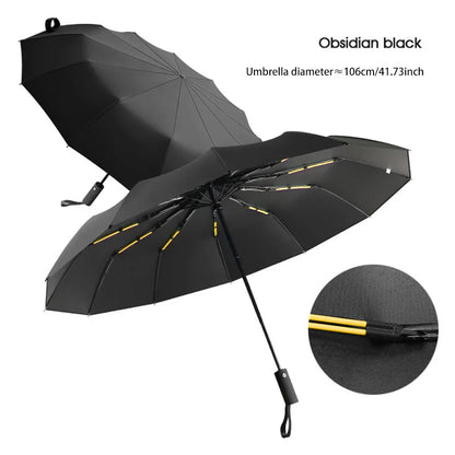 StormShield Pro™ 24-Rib Windproof UV Umbrella